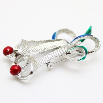 アメリカ Gerry’s クリスマスベル ブローチの画像