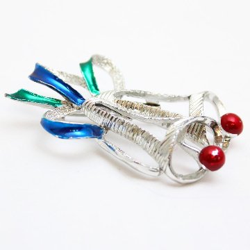 アメリカ Gerry’s クリスマスベル ブローチの画像