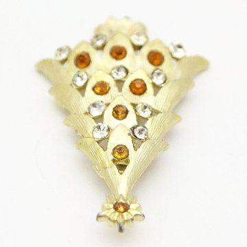 アメリカ クリスマスツリー ブローチの画像