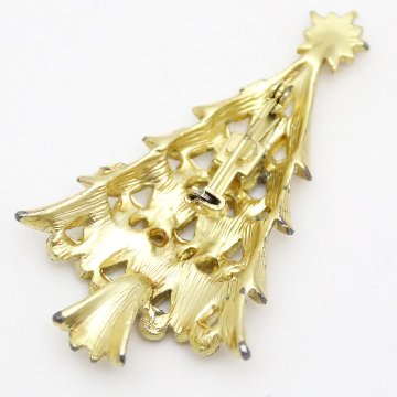 アメリカ クリスマスツリー ブローチの画像