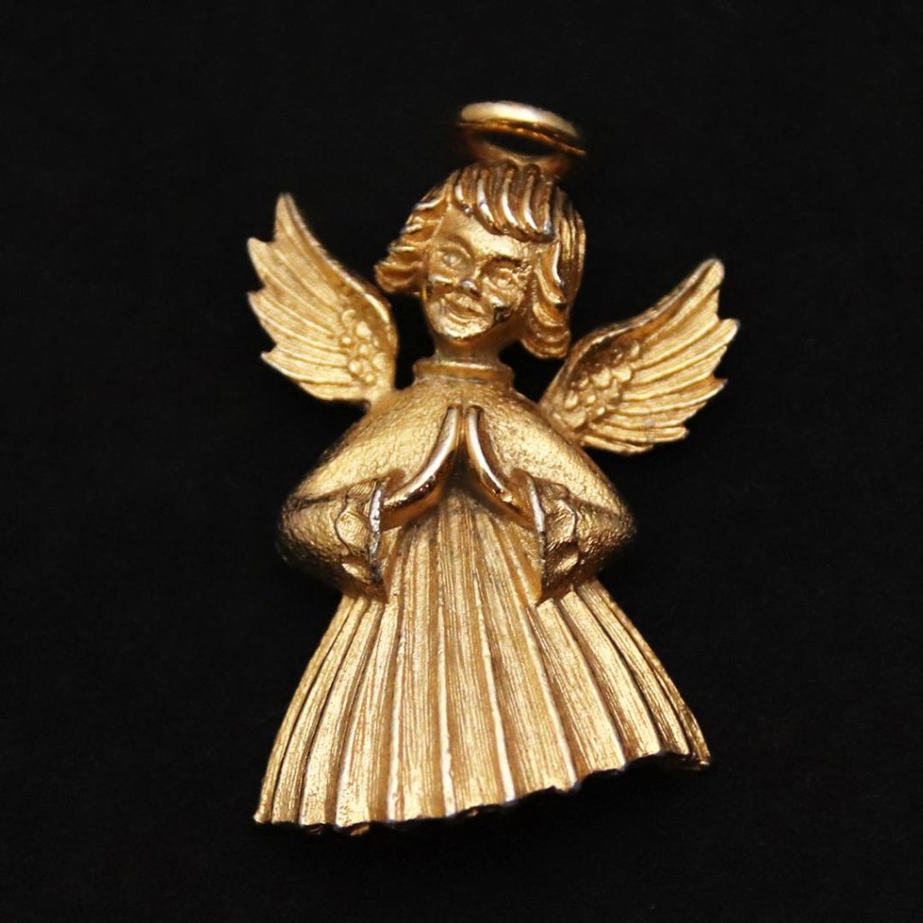 アメリカ J.J.天使のブローチの画像