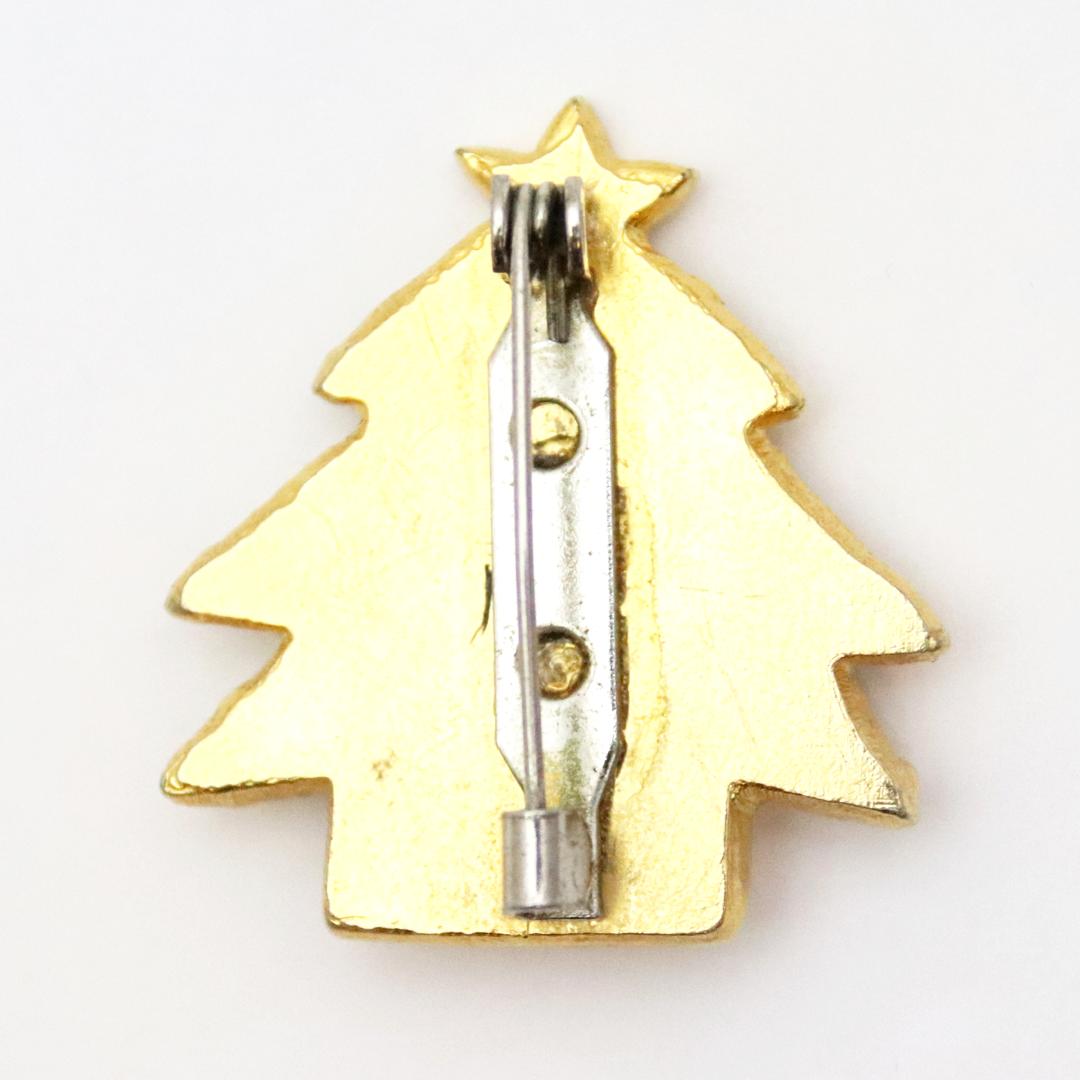 クリスマスツリー ブローチの画像
