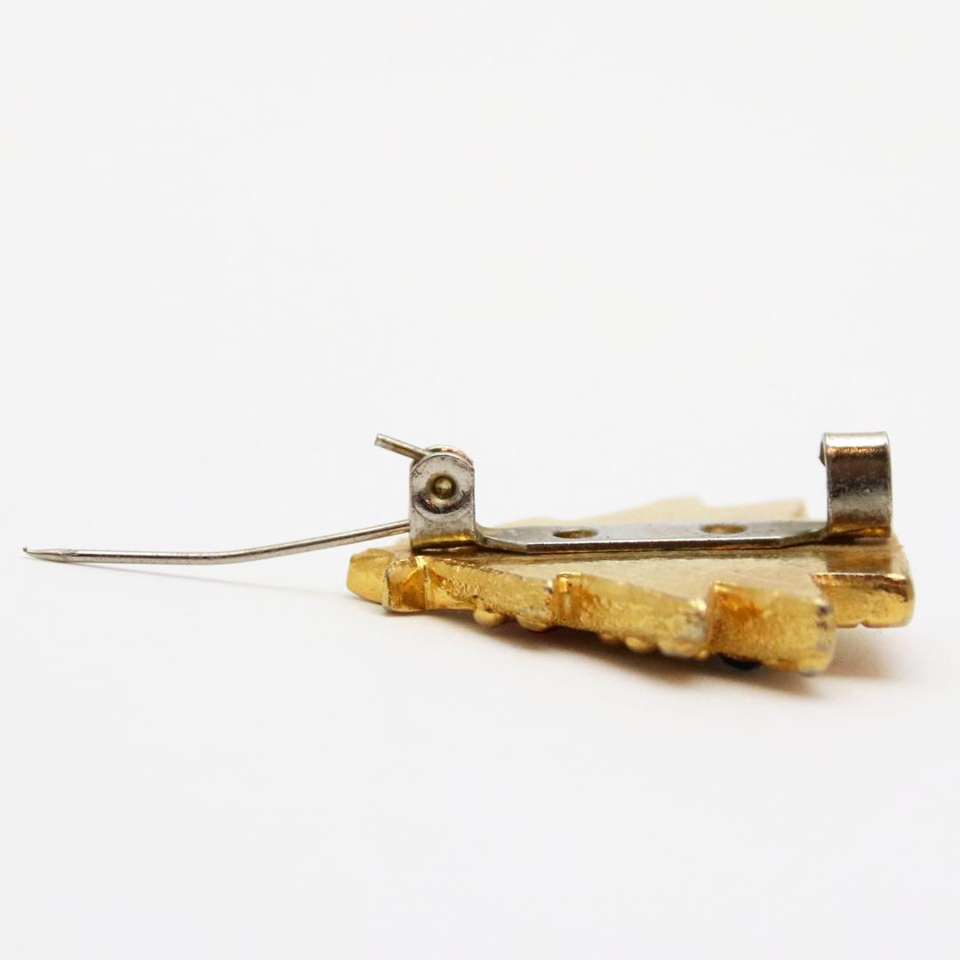 クリスマスツリー ブローチの画像