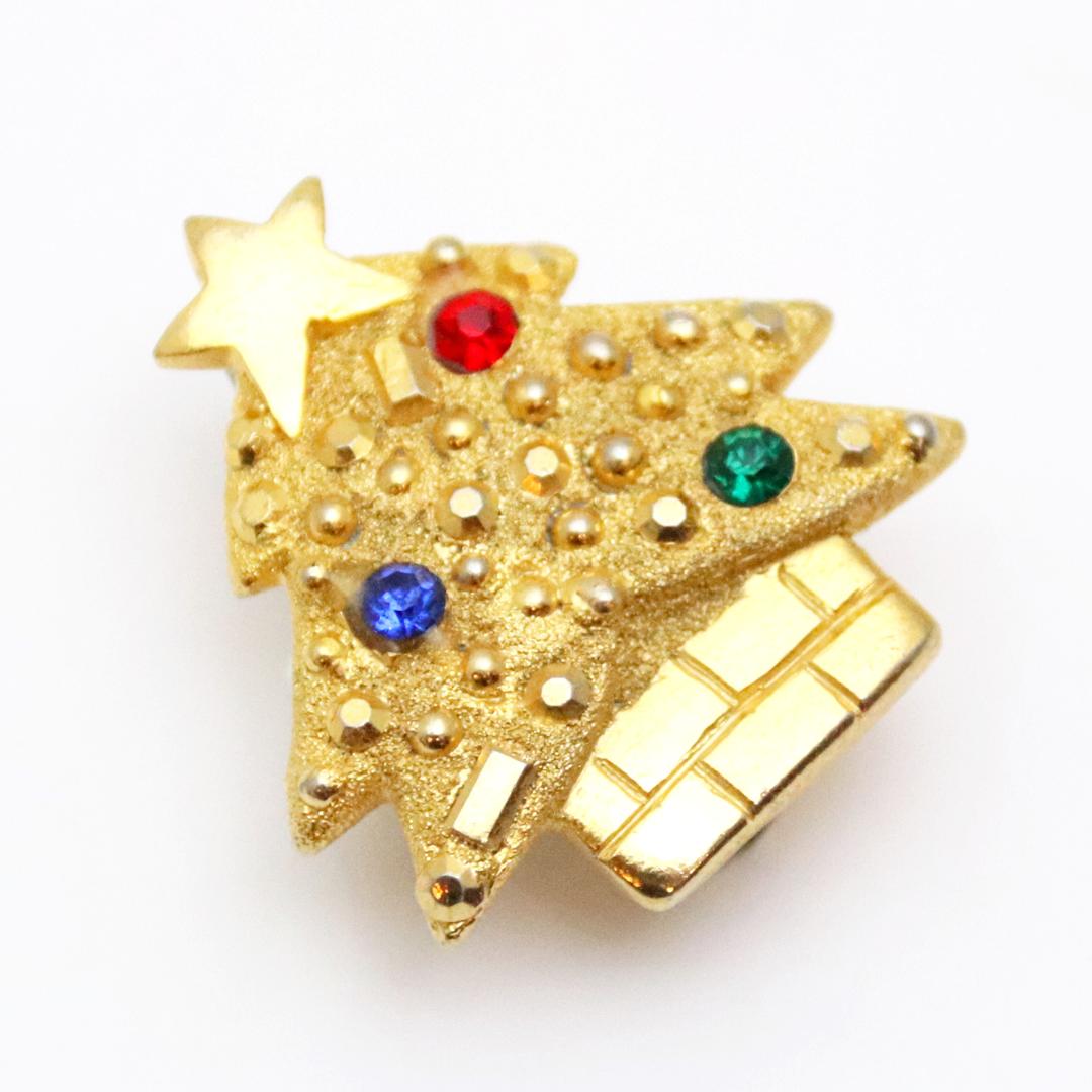 クリスマスツリー ブローチの画像