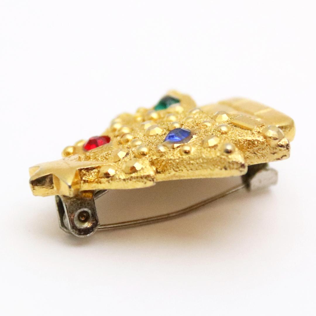 クリスマスツリー ブローチの画像