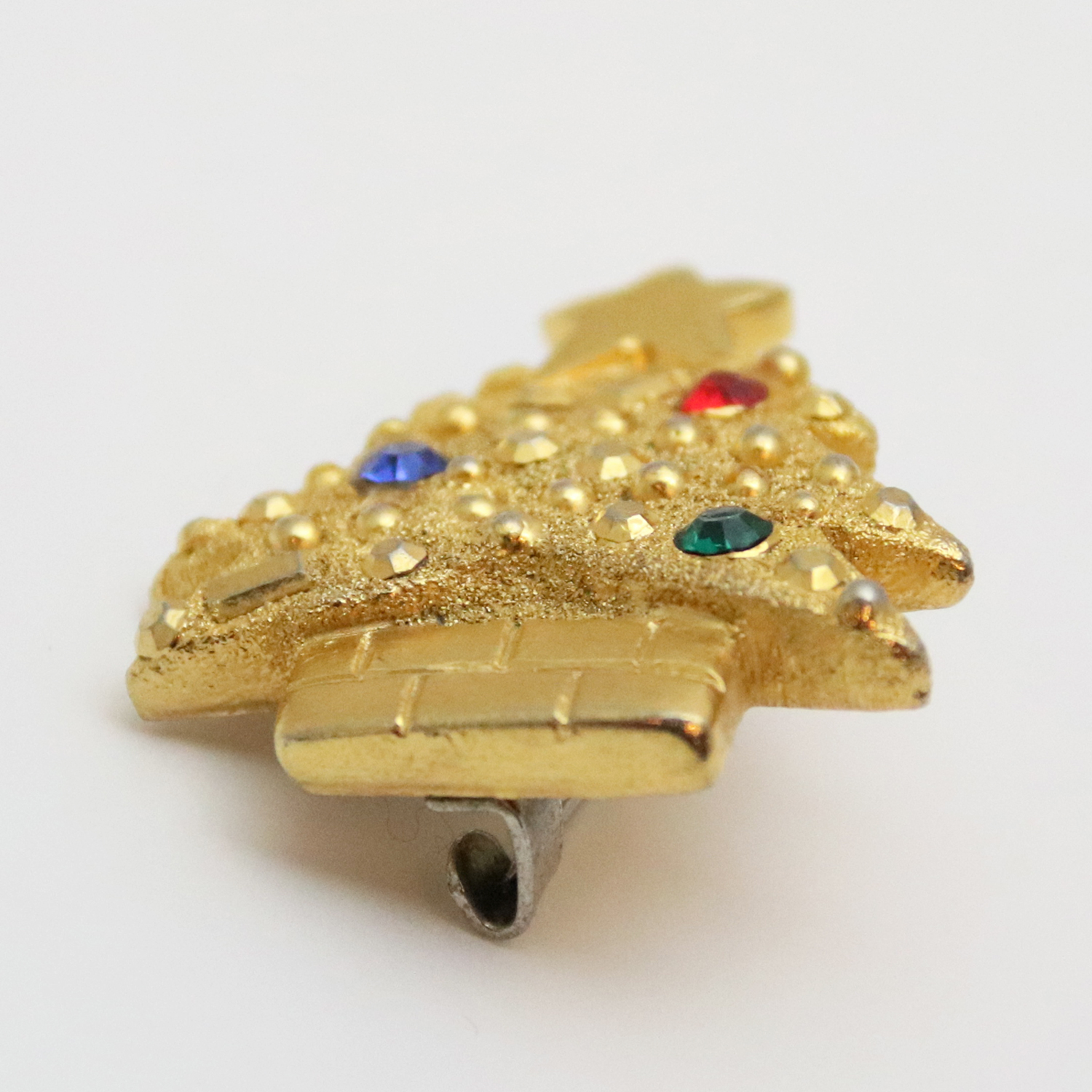 クリスマスツリー ブローチの画像