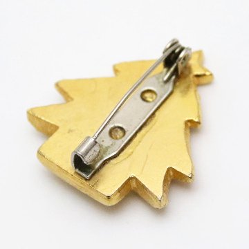 クリスマスツリー ブローチの画像