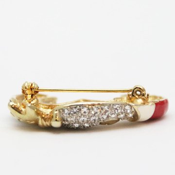 クリスマス ムーン＆スター ブローチの画像