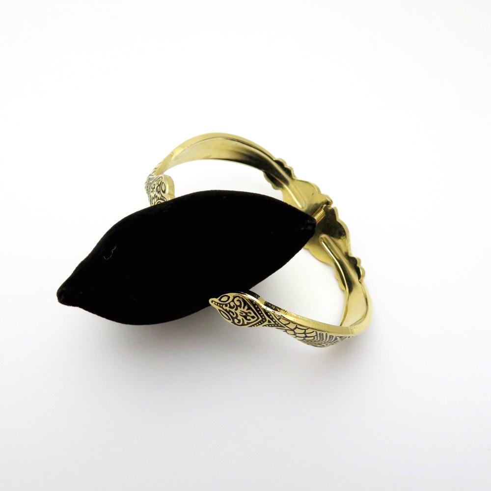 ヴィンテージ Kirk Stieff スネーク バングルの画像