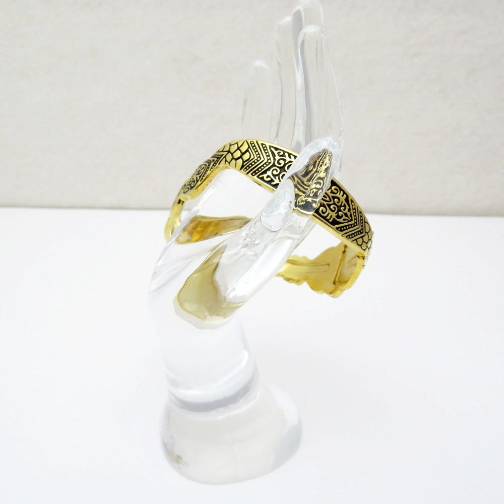 ヴィンテージ Kirk Stieff スネーク バングルの画像