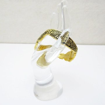 ヴィンテージ Kirk Stieff スネーク バングルの画像