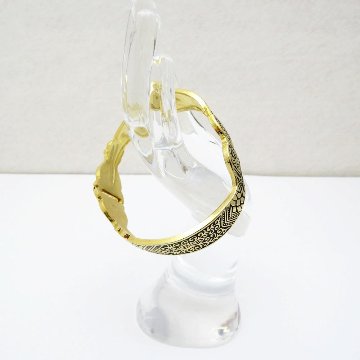 ヴィンテージ Kirk Stieff スネーク バングルの画像