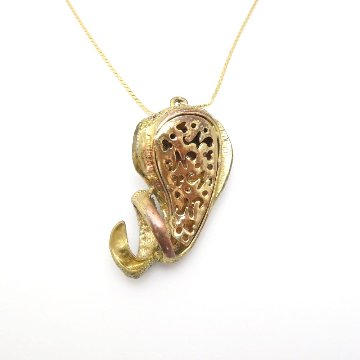 ヴィンテージ ラインストーン コブラ ネックレスの画像