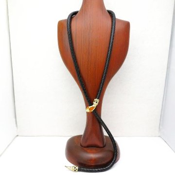 Whiting&Davis メタルメッシュ スネーク ベルト/ネックレスの画像