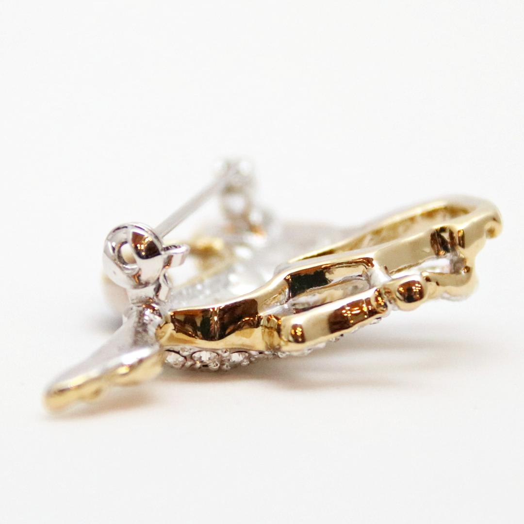 ヴィンテージ ラインストーン ジョッキー＆サラブレッド ブローチの画像