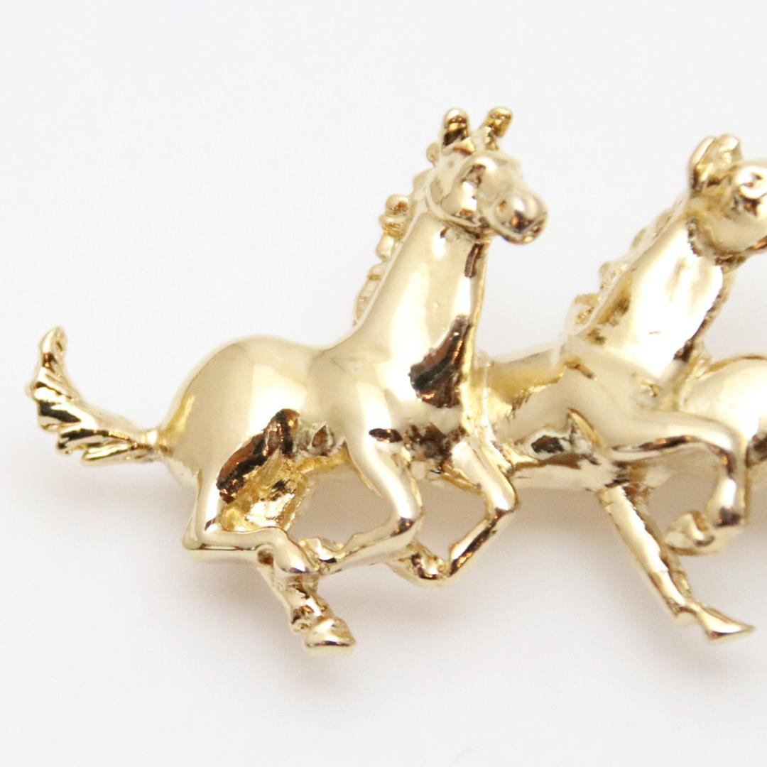 ヴィンテージ ホースハード メタルブローチの画像