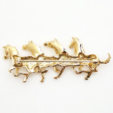 ヴィンテージ ホースハード メタルブローチの画像