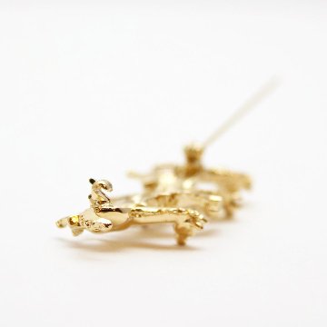 ヴィンテージ ホースハード メタルブローチの画像