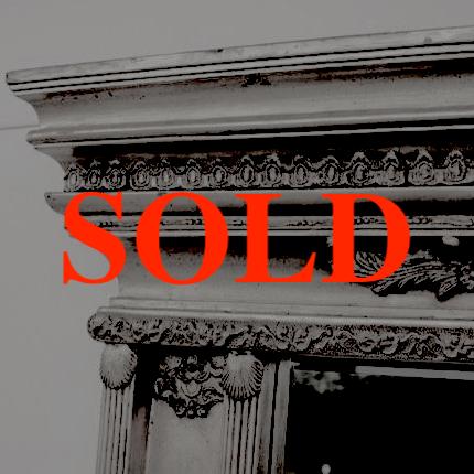 イギリス ヴィンテージ ギルトウッド ウォールミラーの画像