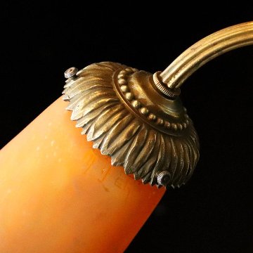 フランス ミューラー ブロンズ ウォールランプの画像