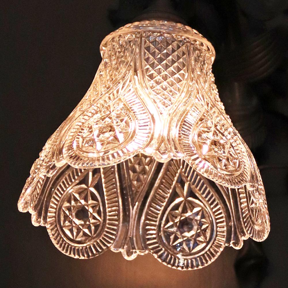 フランス BACCARAT/バカラ パティネイテッドブロンズ ウォールランプの画像