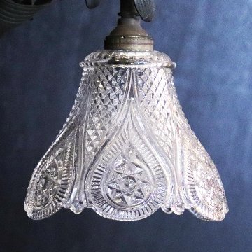 フランス BACCARAT/バカラ パティネイテッドブロンズ ウォールランプの画像