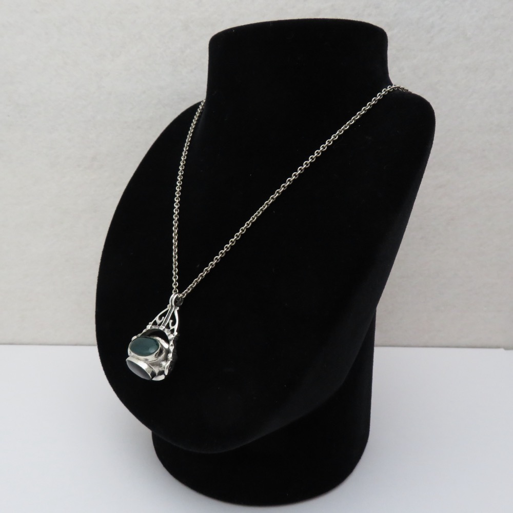 ヴィンテージ 回転式 スターリングシルバー フォブの画像