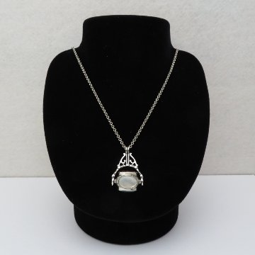 ヴィンテージ 回転式 スターリングシルバー フォブの画像