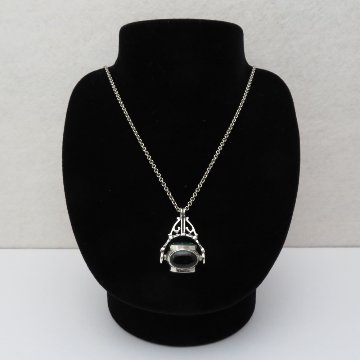 ヴィンテージ 回転式 スターリングシルバー フォブの画像