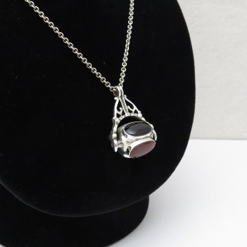 ヴィンテージ 回転式 スターリングシルバー フォブの画像