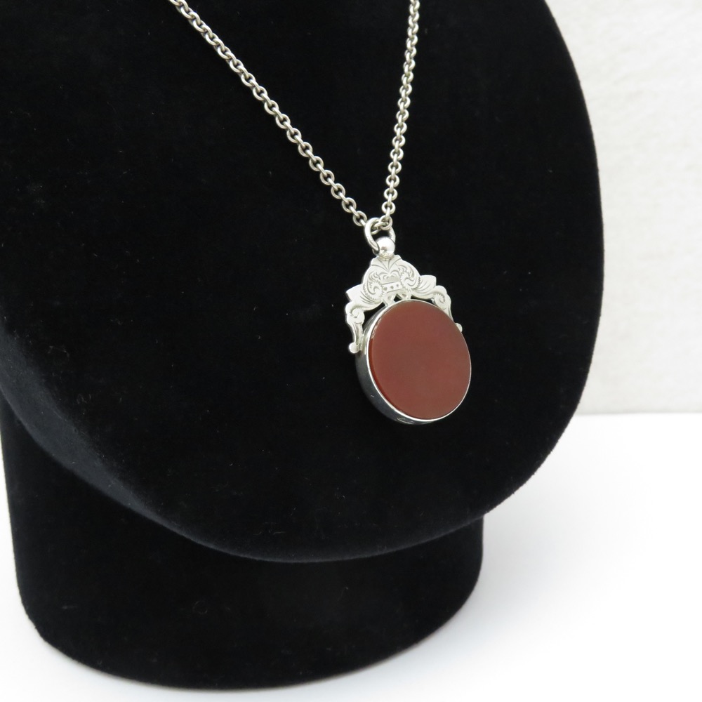 アンティーク Alfred Bedford スターリングシルバー フォブの画像