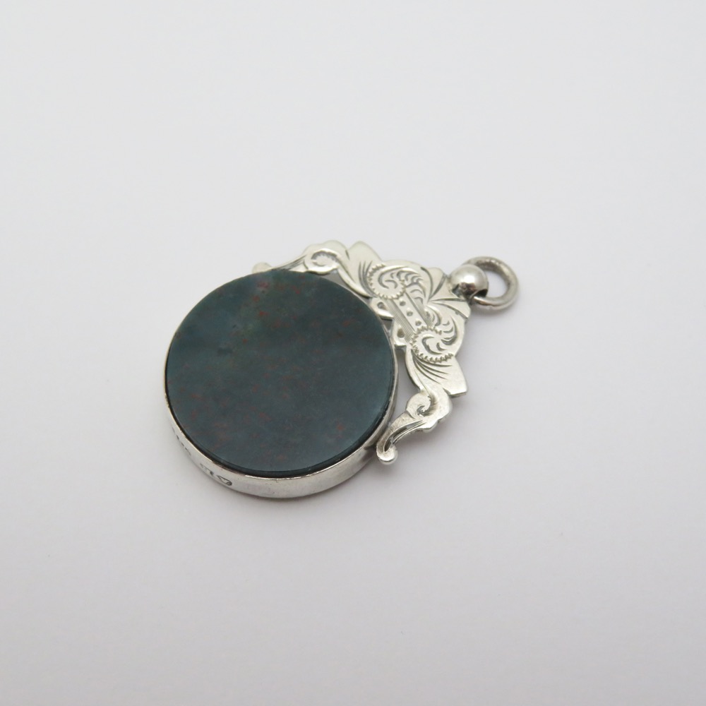 アンティーク Alfred Bedford スターリングシルバー フォブの画像