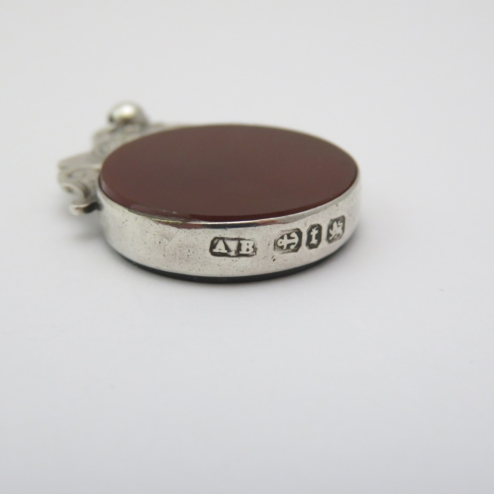 アンティーク Alfred Bedford スターリングシルバー フォブの画像