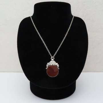 アンティーク Alfred Bedford スターリングシルバー フォブの画像