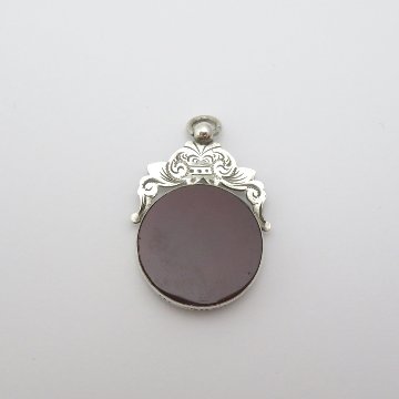 アンティーク Alfred Bedford スターリングシルバー フォブの画像