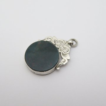 アンティーク Alfred Bedford スターリングシルバー フォブの画像