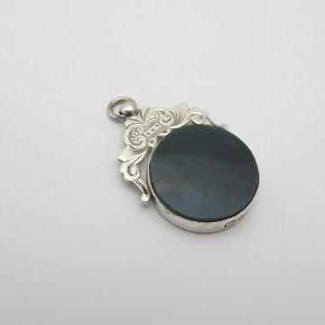 アンティーク Alfred Bedford スターリングシルバー フォブの画像