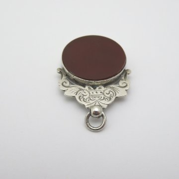 アンティーク Alfred Bedford スターリングシルバー フォブの画像