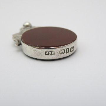 アンティーク Alfred Bedford スターリングシルバー フォブの画像