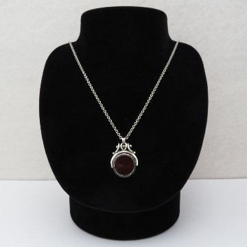 アンティーク 回転式 スターリングシルバー フォブの画像