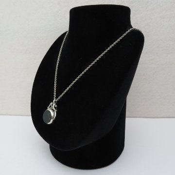 アンティーク 回転式 スターリングシルバー フォブの画像