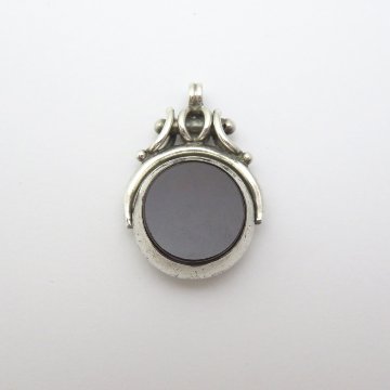 アンティーク 回転式 スターリングシルバー フォブの画像