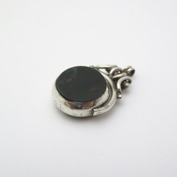 アンティーク 回転式 スターリングシルバー フォブの画像