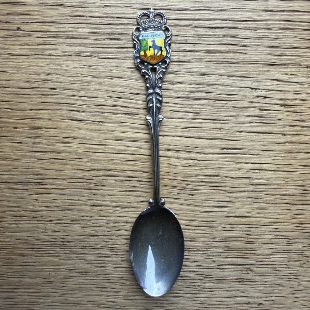 ヴィンテージ シルバー800 スーベニアスプーン BAD ISCHLの画像
