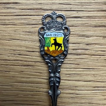 ヴィンテージ シルバー800 スーベニアスプーン BAD ISCHLの画像