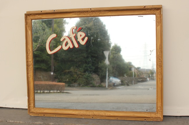 イギリス アンティーク ウォールミラーの画像