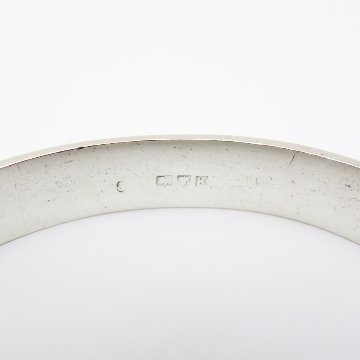 ヴィンテージ スターリングシルバー バングルの画像