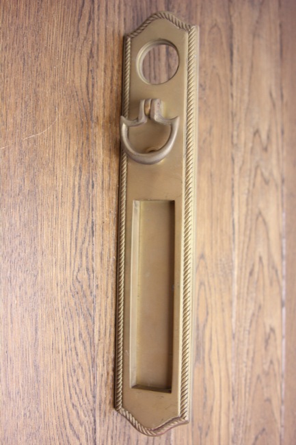 ヴィンテージ ブラス ドアノッカー＆レタープレートの画像