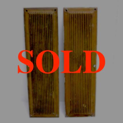 アンティーク ブラス フィンガープレートの画像