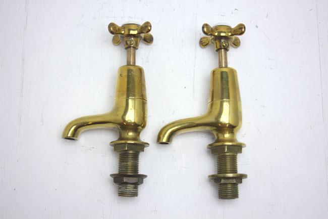 アンティーク 水栓・蛇口 ペアの画像